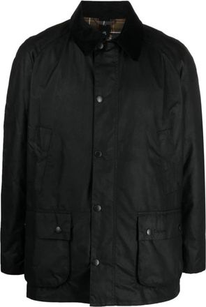Barbour Ashby Waxed Jacket - Heren - Zomerjassen - Zwart - S - Katoen - Jassen
