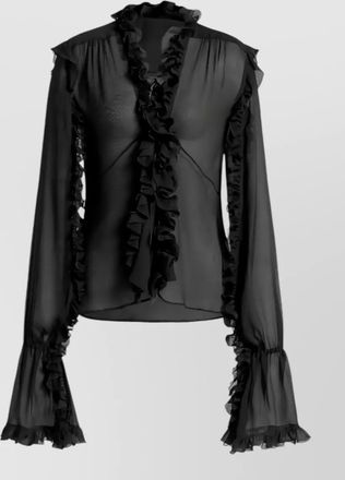 Alberta Ferretti silk blend blouse