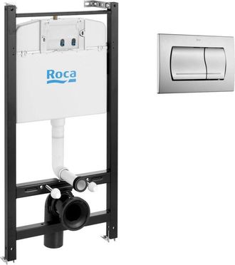 Roca Roca - Pack Bastidor Active + Placa Cromo Mate ( Active-2)