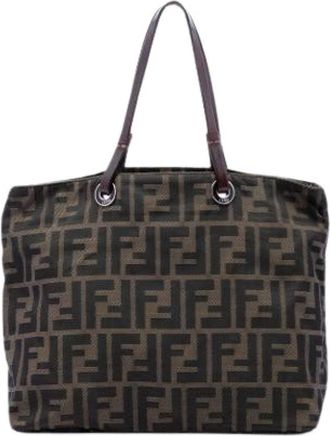 Fendi Pre-owned Tote Bags, female, Brown, Size: ONE SIZE Pre-owned Tote Bag