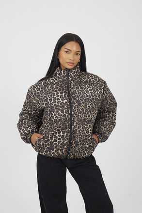 Brave Soul Womens Black Reversible Oversized Puffer Jacket - Size 12 UK