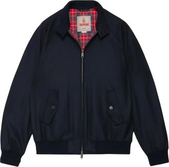 Baracuta Ongevoerd G9 Melton - Heren - Jassen - Blauw - Maat: 3XS