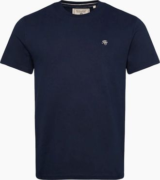 Holland Cooper Mens HOLLAND COOPER CREW NECK T-SHIRT INK NAVY - Size: 40