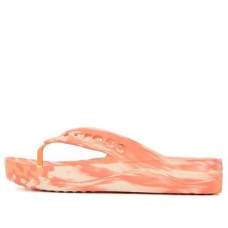 Crocs (WMNS) Crocs Baya Platform Thongs Orange 208462-83F