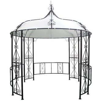 Vente-Unique Vente-unique - Chiosco da giardino D300 x H290cm in metallo stile ferro battuto - tilcara