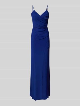 Troyden Collection Abendkleid mit Raffungen in Royal, Gr&ouml;&szlig;e 46