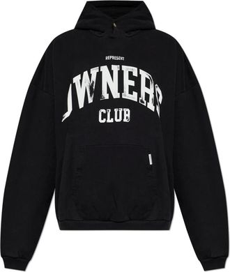 Represent Owners Club Hoodie - Heren - Hoodies - Zwart - L - Katoen - Hoodies & sweatvesten