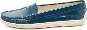 Tod's Loafers van lakleer - Blauw