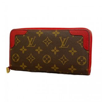 Louis Vuitton Brown Cerise Long Wallet (Bi-Fold) (Pre-Owned)