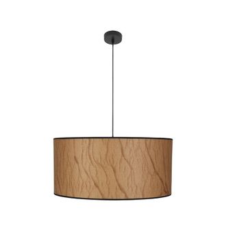 Fabrilamp Colgante Tapiro 3xe27 Pergamino/negro Regx60x60 Cm