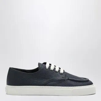 Prada Sneaker in pelle martellata blu baltico