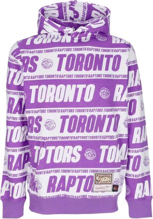 Mitchell & Ness Toronto Raptors Hoodie Hardwood Classics Paars - Heren - Hoodies - Paars - S - Katoen - Hoodies & sweatvesten