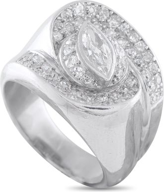 Luxury Bazaar Platinum 1.45ct Diamond Ring MF07-050626