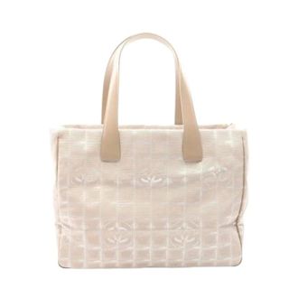 Chanel Pre-owned Tote Bags, female, Beige, Size: ONE SIZE Pre-owned Vintage Tote Bag