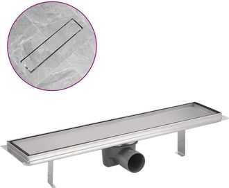 vidaXL Desag&uuml;e Lineal De Ducha De Acero Inoxidable 530x140 Mm Vidaxl