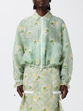 Fendi Bomber in organza ricamato Fendi