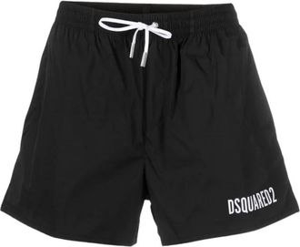 Dsquared2 Boxer Mare con Scritta Icon - Heren - Strandmode - Zwart - XS - Badmode