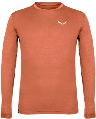 Salewa Puez Melange Dry L/S Tee Funktionsshirt f&uuml;r Herren | orange