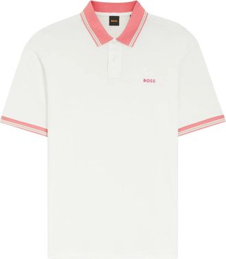 HUGO BOSS Orange Polo - Heren - Polos - Wit - L - Tops
