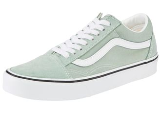 Vans Sneaker VANS Old Skool, Damen, Gr. 42,5, emw, color theory gray olive, Leder, Textil, Schuhe Sneaker