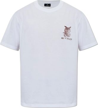 Etro Hombre, Camisetas, Blanco, Talla: XL
