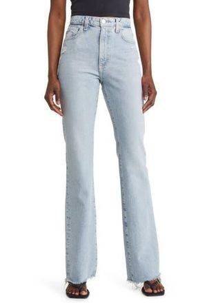 AG - Adriano Goldschmied Alexxis Raw Hem High Waist Bootcut Jeans in Windswept at Nordstrom Rack, Size 32