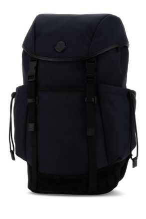 Moncler Mens Midnight Blue Canvas Backpack 742 Zaini