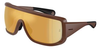 Moncler ME8003 SNOWSEEKER 50205A Mens Sunglasses Brown Size 142