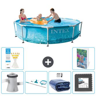Intex Piscina Con Estructura Redonda - 305x76 Cm - 7-piezas S217