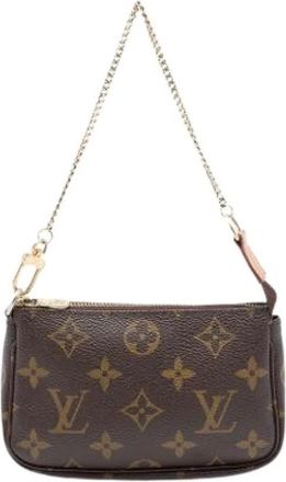 Louis Vuitton Tweedehands Canvas Louis Vuitton tassen - Dames - Vintage Handtas - Bruin - ONE Size - Vintage