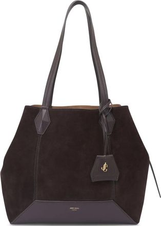 Jimmy Choo London Diamond tote bag - women - Suede - OS - Brown