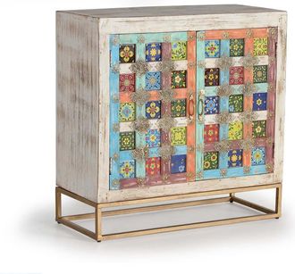 Giner&Colomer Aparador 2 puertas con detalles en cerámica