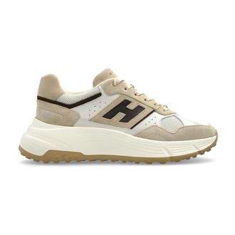 Hogan Hi-Fi Sneakers - Dames - Sneakers - Beige - 40 EU - Leer - Schoenen
