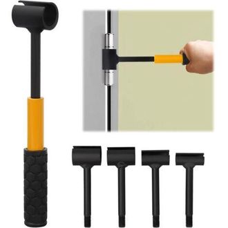 OEM Herramienta De Ajuste De Bisagras, Llave De Ajuste De Bisagras De Acero Aleado 4 En 1, Herramienta De Ajuste De Bisagras De Puerta De 14/19/23/25 Mm, 