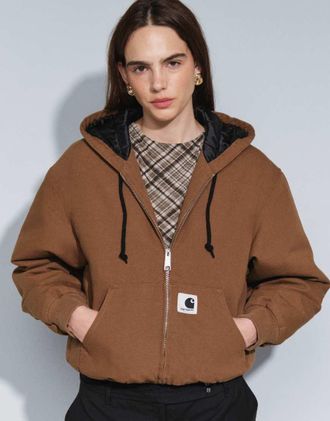Carhartt Work in Progress giacca OG Active in Hamilton Brown-Marrone