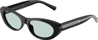 Tiffany & Co. Stijlvolle zonnebril in zwart montuur - Dames - Zonnebrillen - Zwart - 55 MM - Accessoires