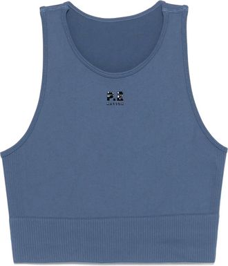 P.E Nation seamless tank top - women - Elastane/Nylon - M - Blue