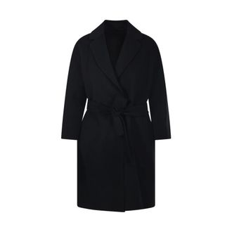 Max Mara Arona Coat - female - Max Mara - Belted Coats - Black - 2XS - Coats