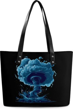 Generic Storm Tornado Hurricane Tote Bags for Women Cute Shoulder Purses Handbags