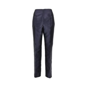 Alberta Ferretti Mikado tailored cigarette pants Woman 44