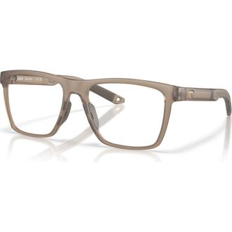 Costa 54mm Rectangle optical glasses in Brown at Nordstrom