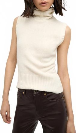 Veronica Beard Mazzy Cashmere Shell Sweater In Ivory