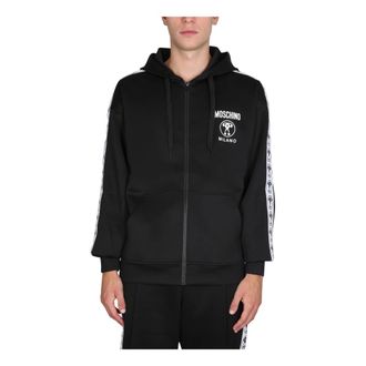 Moschino Hombre, Sudaderas, Negro, Talla: M