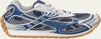 Bottega Veneta Orbit Metallic Net Runner Sneakers