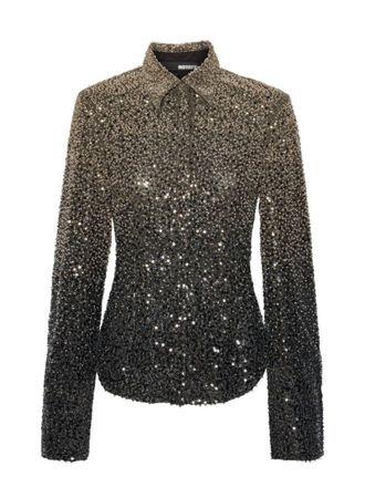 Rotate Sequin-Embellished Shirt - Multicolor