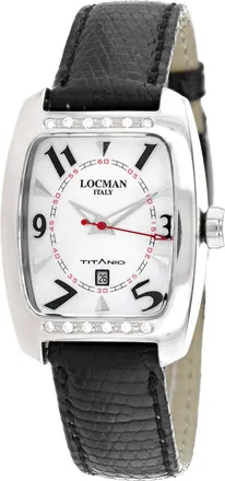Locman Womens Classic White Dial Watch