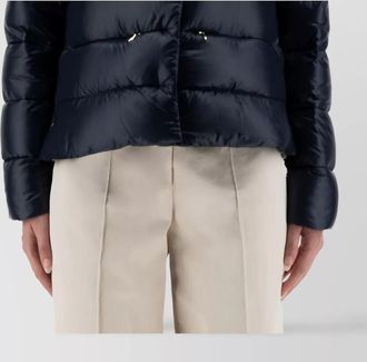 Herno quilted nylon hooded parka coat