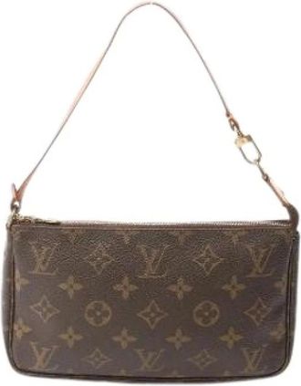 Louis Vuitton Pre-owned Mini Bags, female, Brown, Size: ONE SIZE Pre-owned Pochette Accessoires