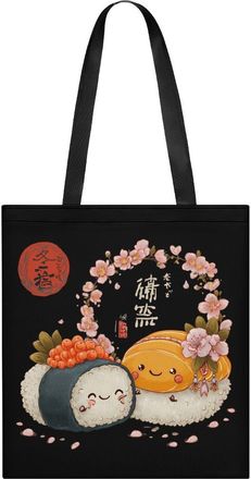 Generic Japanese Sushifood Tote Bag for Women Men Shoulder Bags Purses Pouch Handbags