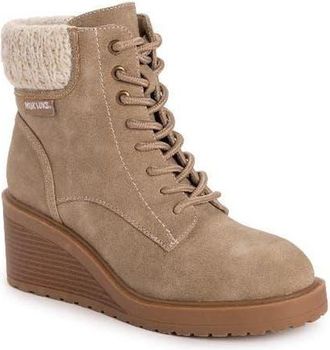 Muk Luks Sky Solange Bootie in Taupe at Nordstrom, Size 7.5